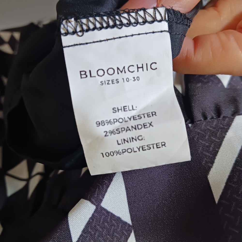 Bloomchic Black And White Geometric Pattern Babyd… - image 6